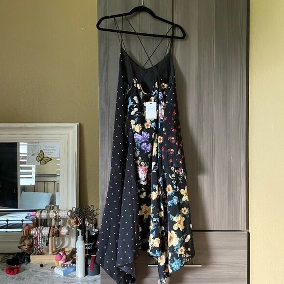 Few Moda Color-blocked Patterned Maxi Dress - Picture 7 of 16